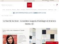 Website Screenshot Le Marché du Store