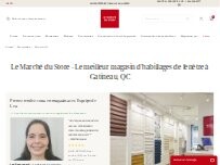 Website Screenshot Le Marché du Store