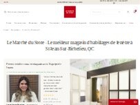 Website Screenshot Le Marché du Store
