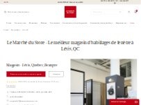 Website Screenshot Le Marché du Store
