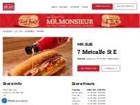 Website Screenshot MR.SUB