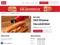 Website Screenshot MR.SUB