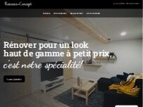 Website Screenshot Renouvo Concept Inc.