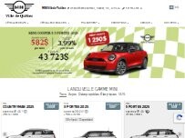 Website Screenshot MINI Ville de Québec