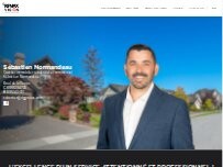 Website Screenshot Sébastien Normandeau Courtier immobilier résidentiel