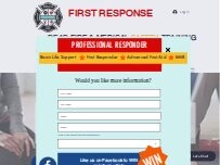 Website Screenshot First Response Read Fire & Medical Safety Training