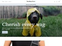 Website Screenshot Paws Always Forever
