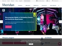 Website Screenshot Sheridan College Trafalgar Campus