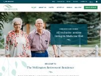 Website Screenshot The Wellington Retirement Residence