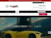 Website Screenshot St-Nicolas Nissan