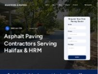 Website Screenshot Maritime Paving & Sealing Services