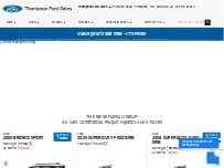 Website Screenshot Thompson Ford Sales