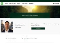 Website Screenshot TD Bank Private Banking - Michael Chimonides