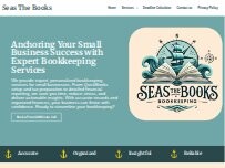 Website Screenshot Seas the Books Bookkeeping Inc.