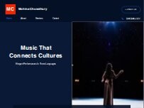 Website Screenshot Mohina Chowdhury Singer
