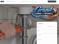 Website Screenshot Grand Plumbing and Mechanical