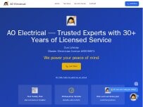 Website Screenshot AO Electrical