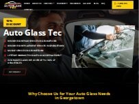 Website Screenshot Auto Glass Tec Georgetown