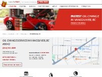 Website Screenshot Take 5 Oil Change