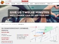 Website Screenshot Take 5 Oil Change