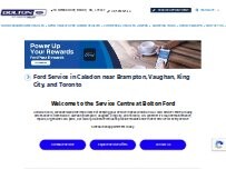 Website Screenshot Bolton Ford Service Centre