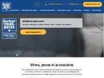 Website Screenshot Docteur du Pare-Brise
