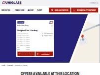 Website Screenshot UniglassPlus Lindsay