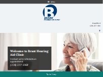 Website Screenshot Brant Hearing Aid Clinic
