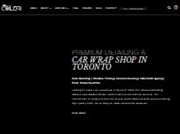 Website Screenshot Colibri Car Wrap and Detailing