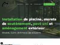 Website Screenshot Gedeco Paysagement