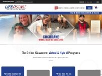 Website Screenshot Life Start Training First Aid & Safety Cochrane