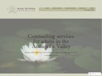 Website Screenshot Wise Within Counselling Services