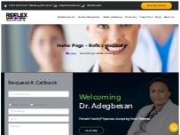 Website Screenshot Reflex Medical Centre