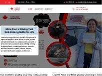 Website Screenshot Canotek Driving School
