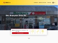 Website Screenshot DHL Express Authorized Shipping Center