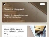 Website Screenshot Modern Block Inc