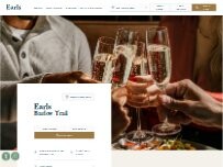 Website Screenshot Earls Kitchen + Bar