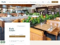 Website Screenshot Earls Kitchen + Bar