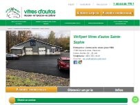 Website Screenshot VitrXpert vitres d'autos