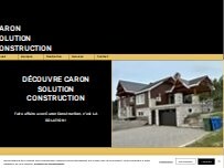 Website Screenshot Caron Solution Construction Inc.