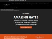 Website Screenshot Amazing Gates