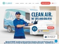 Website Screenshot Modern PURAIR Cornwall