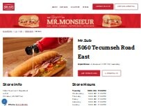 Website Screenshot Mr.Sub