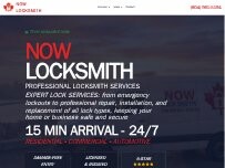 Website Screenshot Now Locksmith