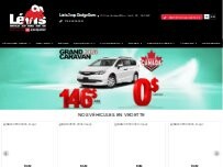 Website Screenshot Levis Chrysler Dodge Jeep Ram