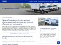 Website Screenshot Centre de camions d’occasion Penske à Saint-Laurent