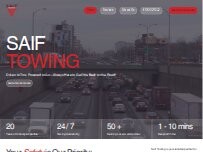 Website Screenshot Saif Towing Ottawa