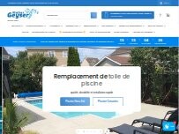 Website Screenshot Piscines Geyser