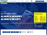 Website Autoeile - Auto Mécano