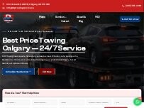 Website Screenshot BP Towing Service Ltd